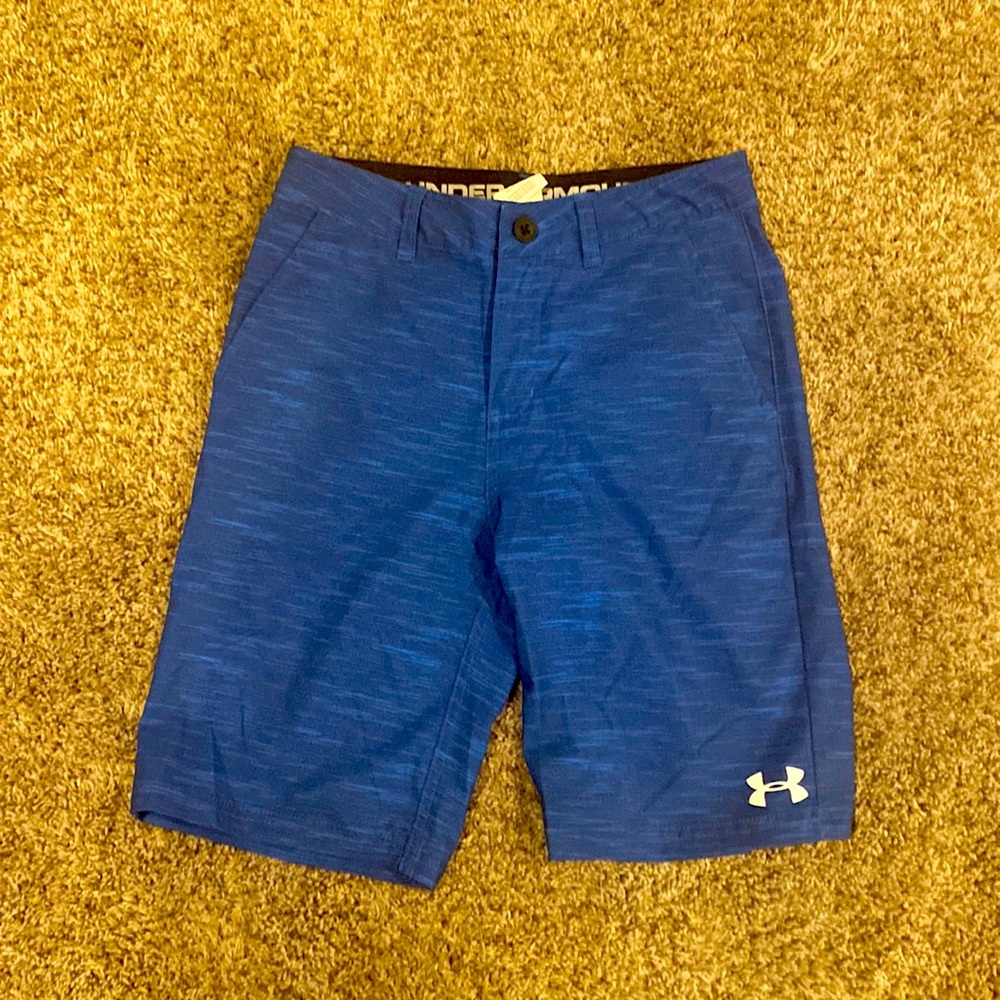 Boys Under Armour golf shorts.